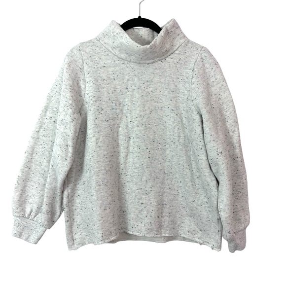 Madewell MWL Make Weekends Longer Betterterry Relaxed Turtleneck Sweatshirt Sz S - Picture 3 of 12